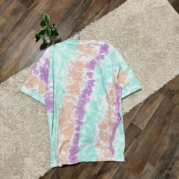 Nike Oversized Pastel Wild Tie Dye Short Sleeve Crewneck Pullover Max 90 Tee - Picture 6 of 6